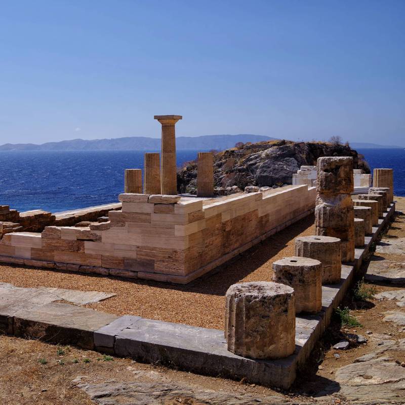 Kea: Karthea, the Athena temple
