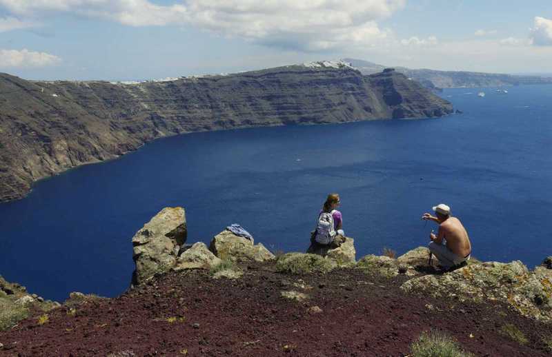 Σαντορίνη topoguide: Περπατώντας στο χείλος της Καλντέρας