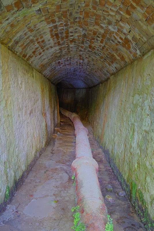 Corfu Trail: The tunnel of Agia Pelagia in Benistes