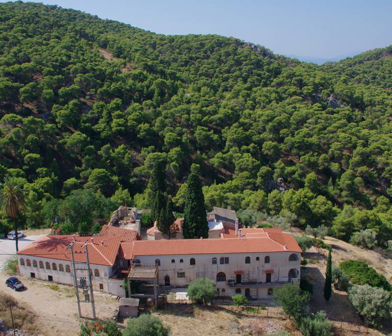 Σαλαμίνα: Η νέα μονή Αγίου Νικολάου Μικρή Αττική topoguide