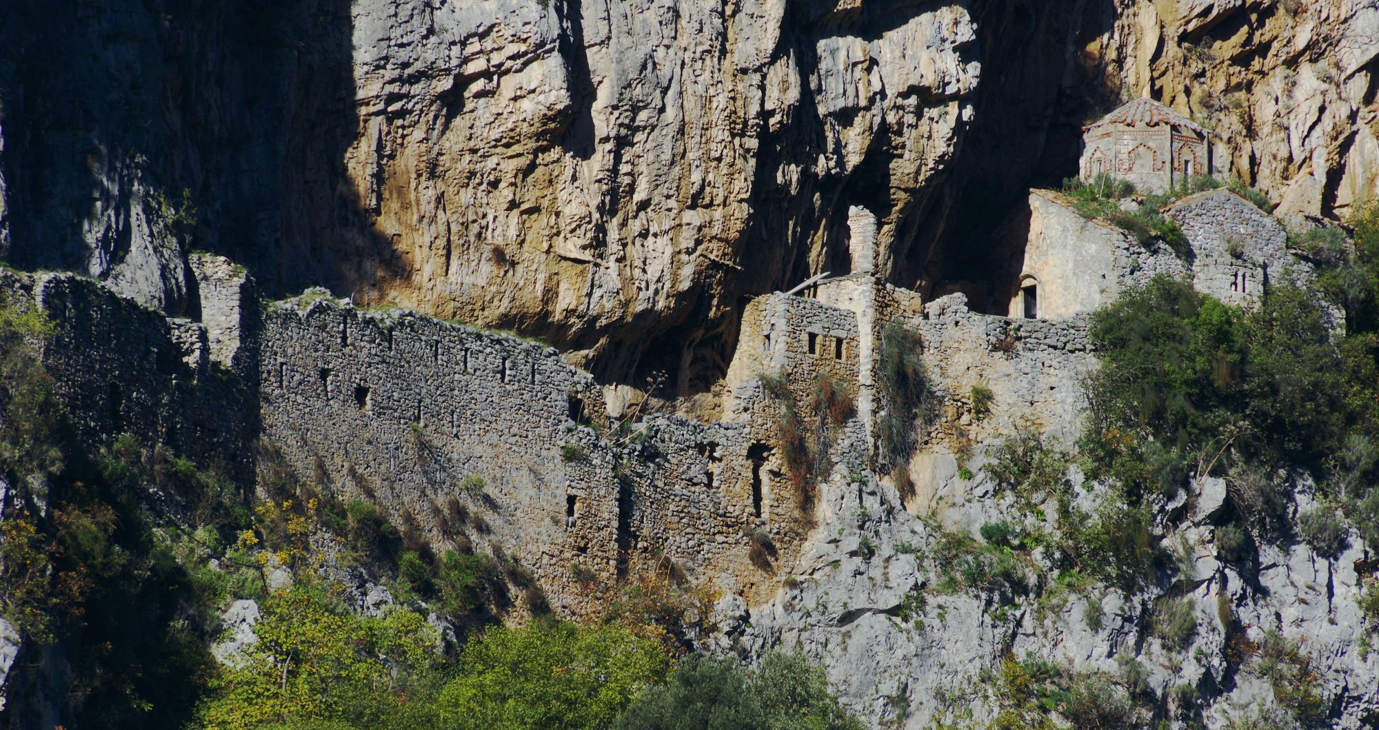 The monasteries of Mt Menalon: The Old Philosophou monastery