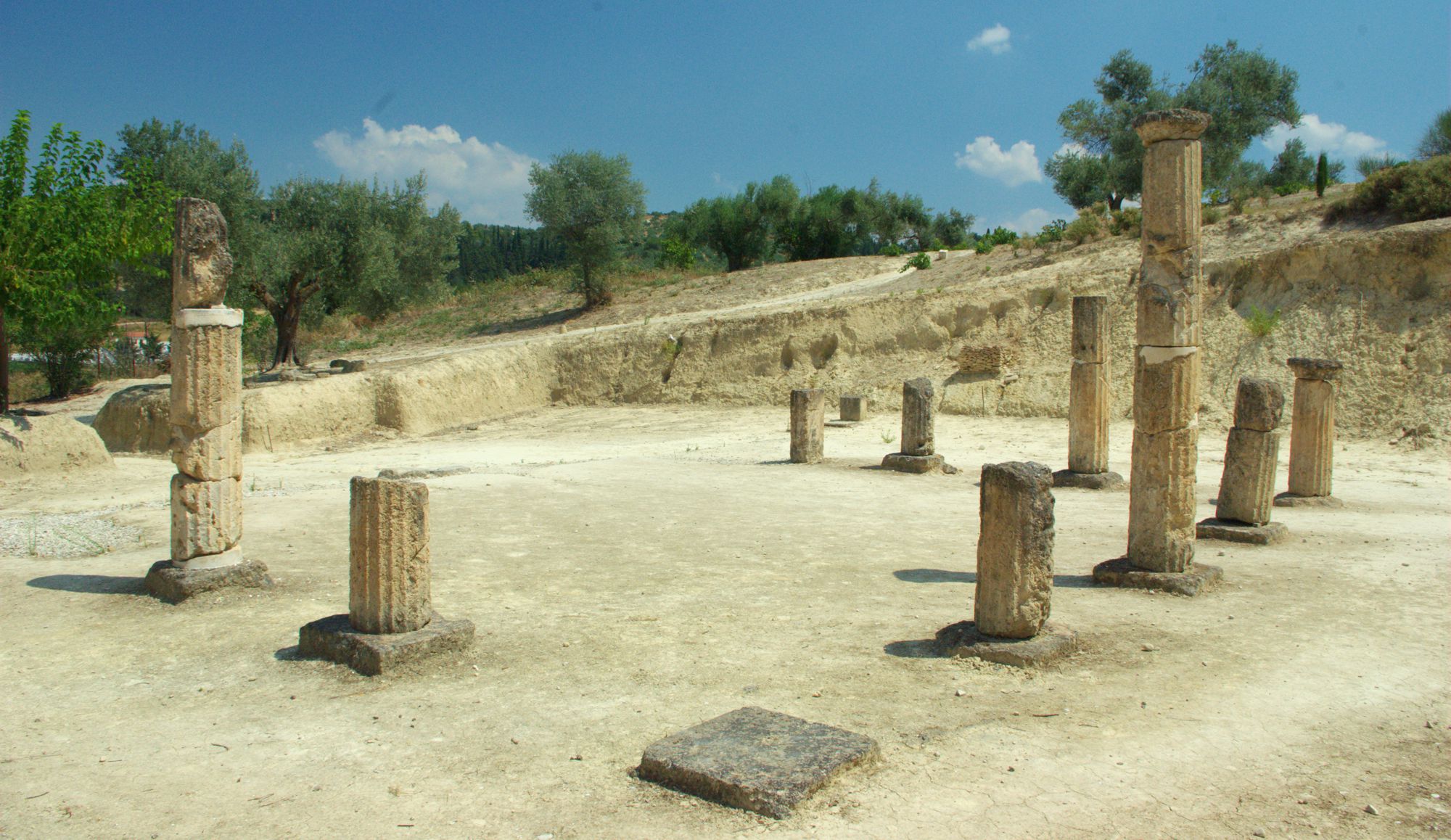 Αρχαία Νεμέα: Τμήμα του αρχαίου σταδίου