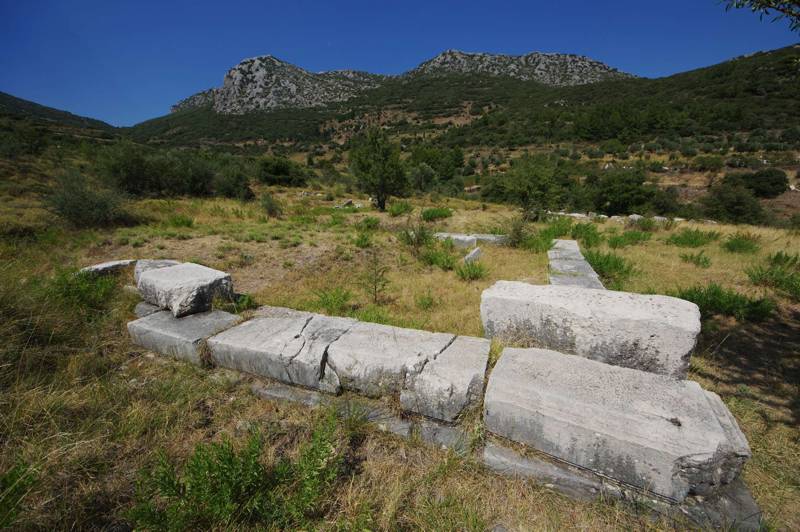 Ελικώνας topoGuide:Λείψανα του ιερού των Μουσών στην ομώνυμη κοιλάδα του Ελικώνα