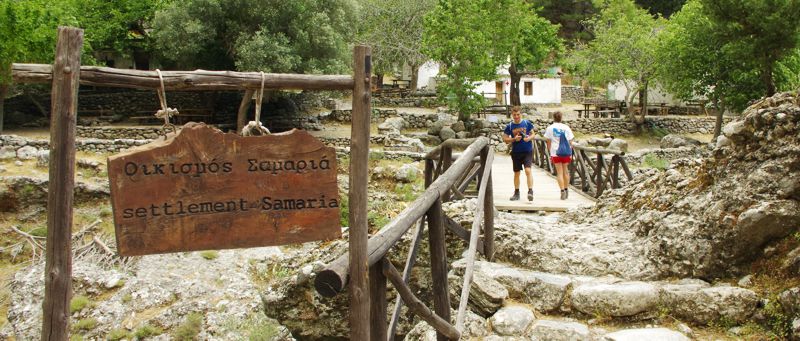 Εθνικός Δρυμός Σαμαριάς: Ο παλιός οικισμός της Σαμαριάς