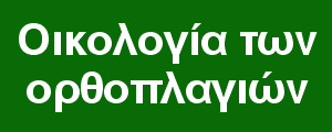 Οικολογία των ορθοπλαγιών